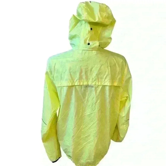 REI Lightweight Running Jacket 💛 Neon Florescent Yellow - Picture 2 of 6
